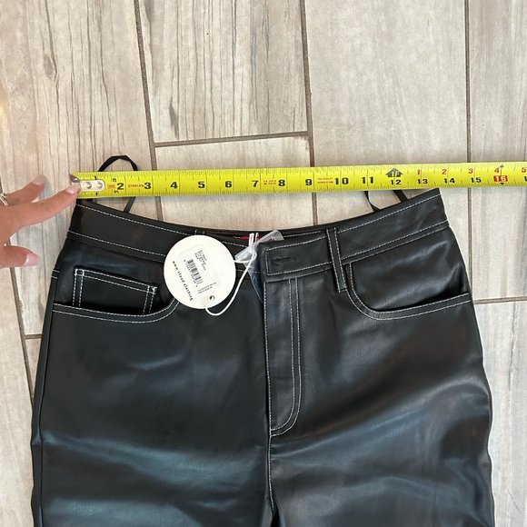 STAUD BLACK LEATHER PANT - Picture 6 of 8